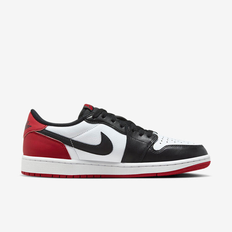Men's Air Jordan 1 Low 'Black Toe' Shoes