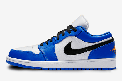 Men's Air Jordan 1 Low 'Blue Orange' Shoes