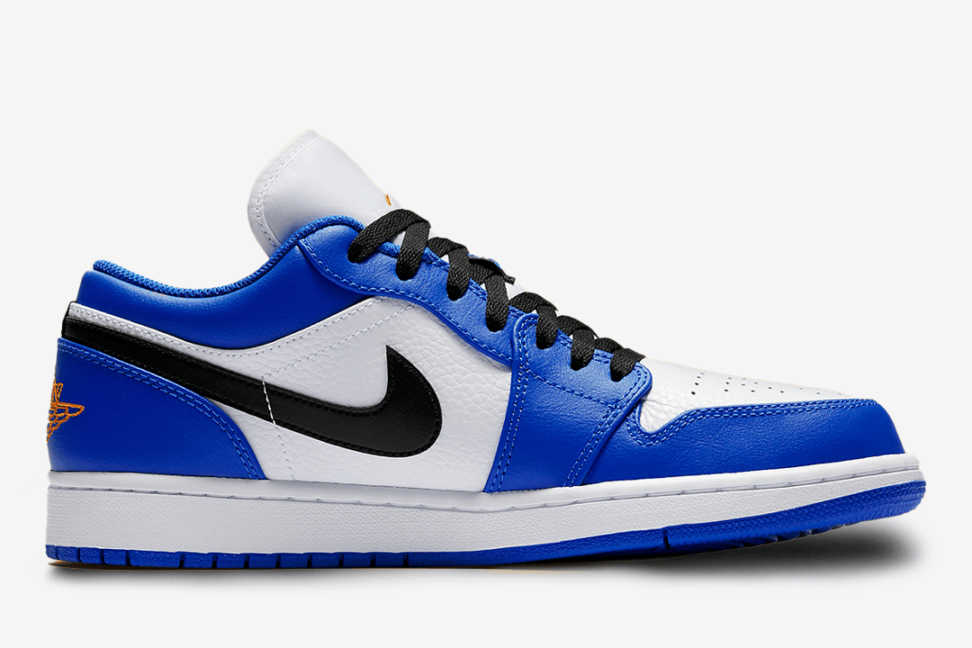 Men's Air Jordan 1 Low 'Blue Orange' Shoes