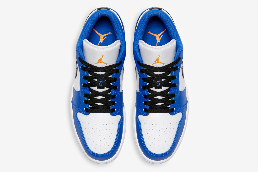 Men's Air Jordan 1 Low 'Blue Orange' Shoes