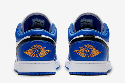 Men's Air Jordan 1 Low 'Blue Orange' Shoes