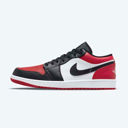 Men's Air Jordan 1 Low 'Bred Toe' Shoes
