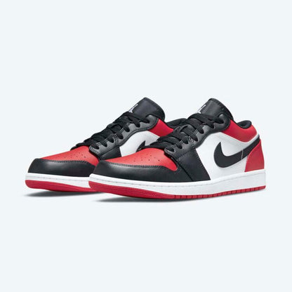 Men's Air Jordan 1 Low 'Bred Toe' Shoes