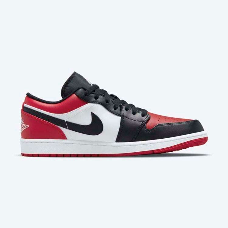 Men's Air Jordan 1 Low 'Bred Toe' Shoes