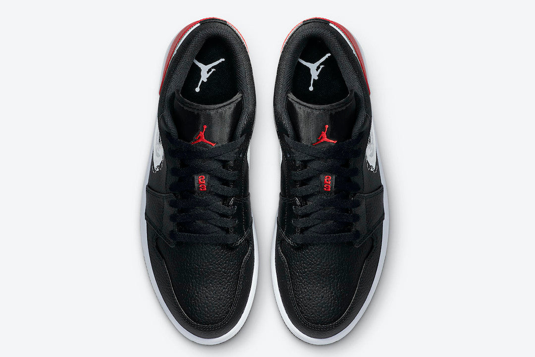 Men's Air Jordan 1 Low 'Brushstroke Swoosh' Shoes
