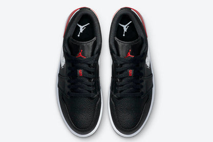Men's Air Jordan 1 Low 'Brushstroke Swoosh' Shoes