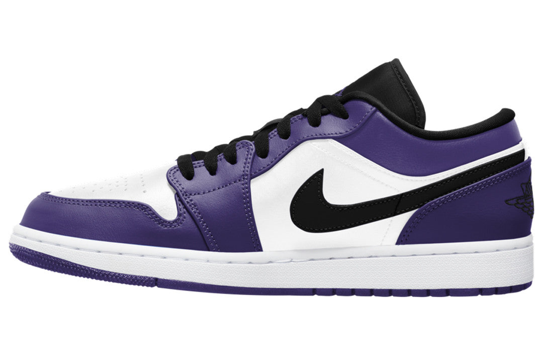 Men's Air Jordan 1 Low 'Court Purple' Shoes