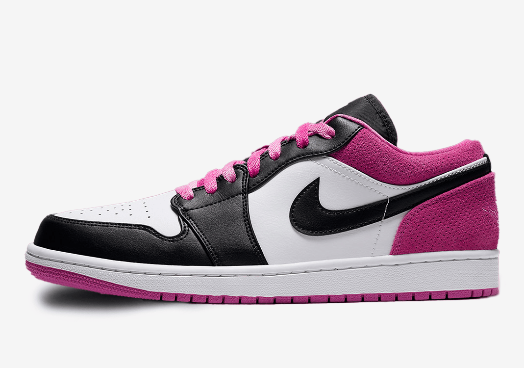 Men's Air Jordan 1 Low 'Fuchsia' Shoes