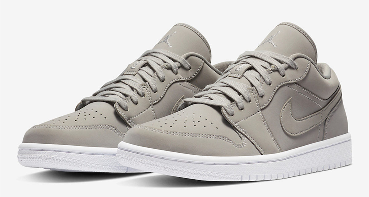 Men's Air Jordan 1 Low 'Grey Fog' Shoes