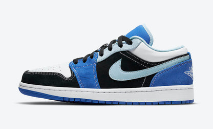 Men's Air Jordan 1 Low 'Light Blue' Shoes