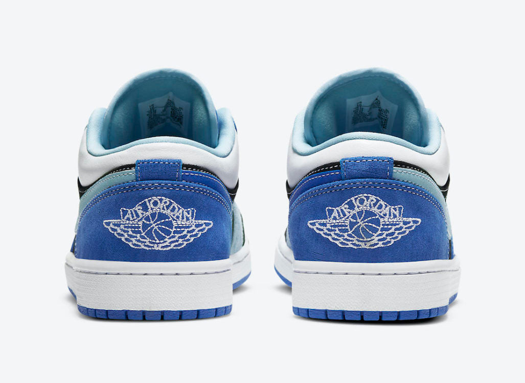 Men's Air Jordan 1 Low 'Light Blue' Shoes