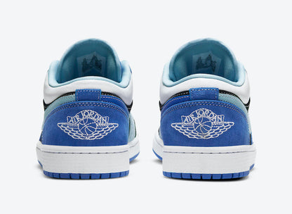 Men's Air Jordan 1 Low 'Light Blue' Shoes