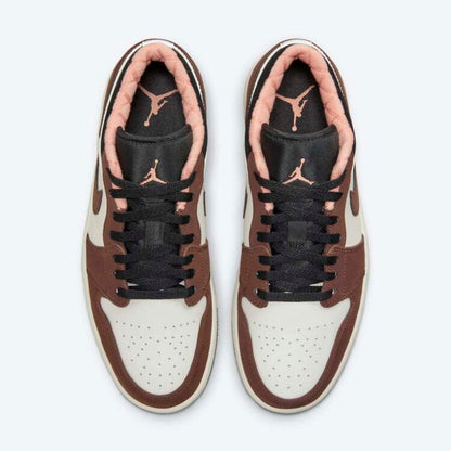 Men's Air Jordan 1 Low 'Light Chocolate' Shoes