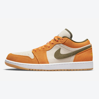 Men's Air Jordan 1 Low 'Light Curry' Shoes