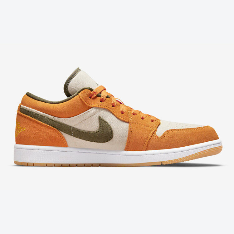 Men's Air Jordan 1 Low 'Light Curry' Shoes