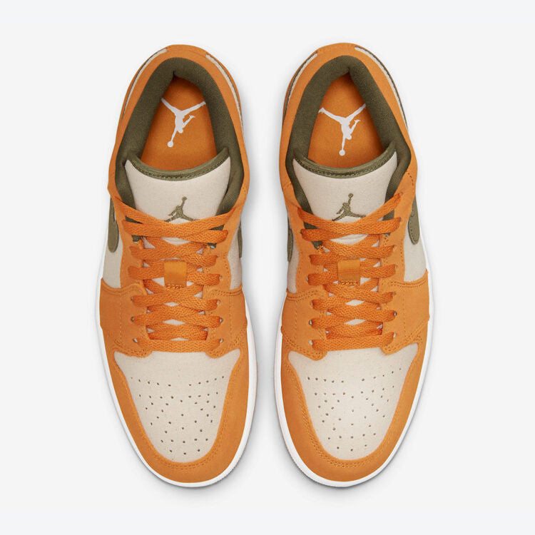 Men's Air Jordan 1 Low 'Light Curry' Shoes