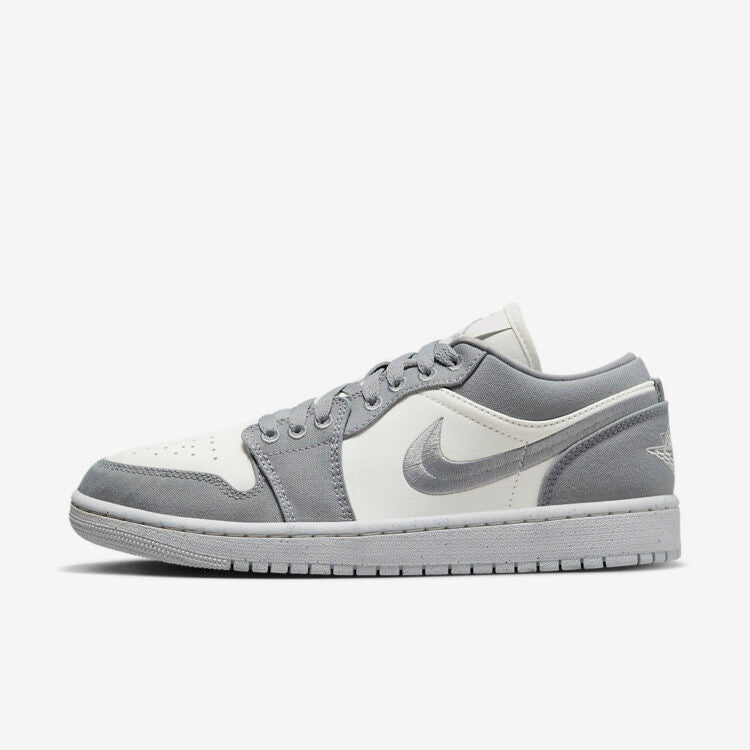 Men's Air Jordan 1 Low 'Light Steel Grey' Shoes