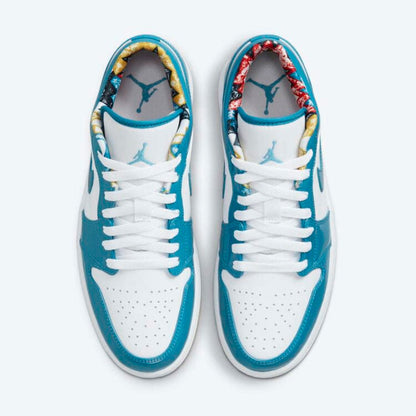 Men's Air Jordan 1 Low 'Light Teal' Shoes