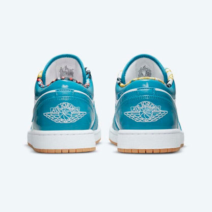 Men's Air Jordan 1 Low 'Light Teal' Shoes