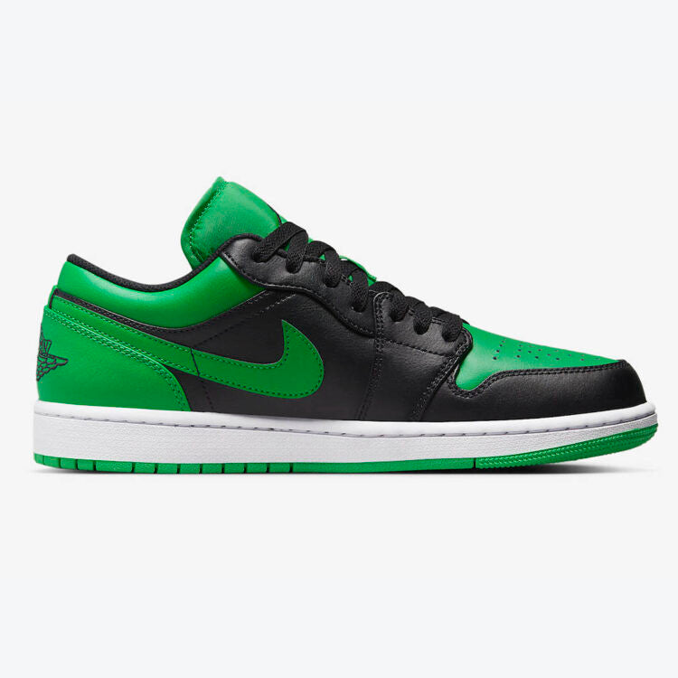 Men's Air Jordan 1 Low 'Lucky Green' Shoes