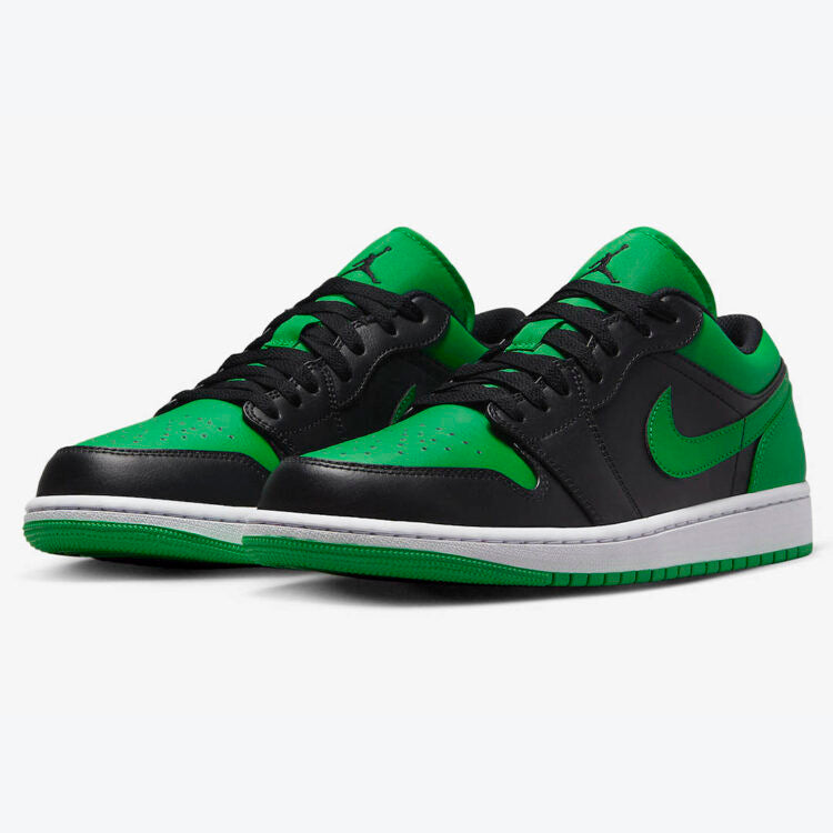 Men's Air Jordan 1 Low 'Lucky Green' Shoes