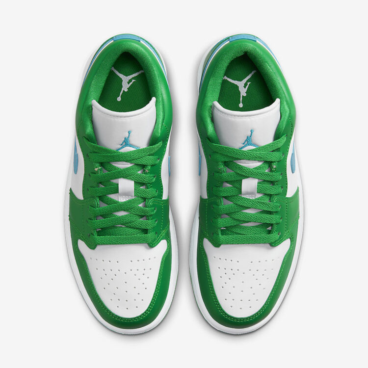 Men's Air Jordan 1 Low 'Lucky Green' Shoes