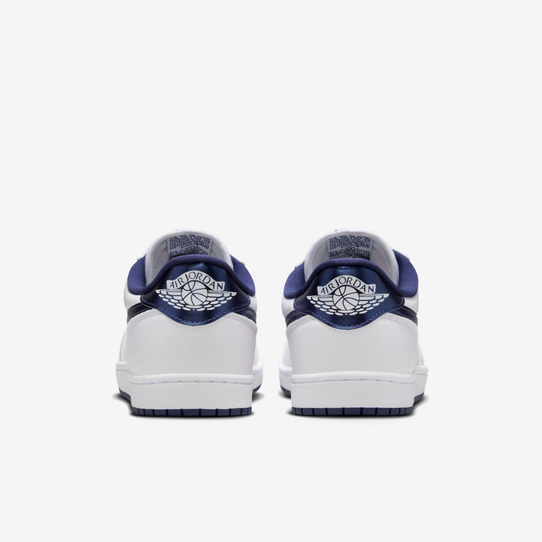 Men's Air Jordan 1 Low 'Metallic Navy' Shoes