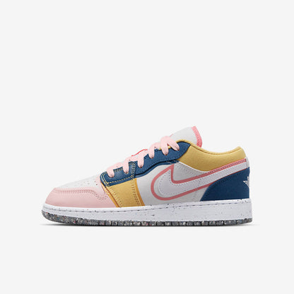 Men's Air Jordan 1 Low ' Navy Pink' Shoes