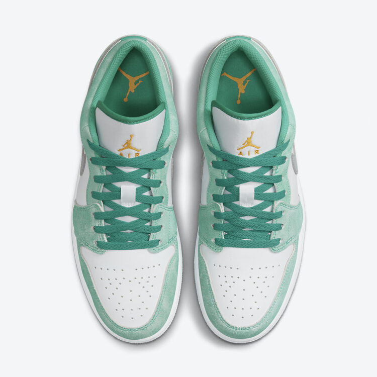 Men's Air Jordan 1 Low ' New Emerald' Shoes