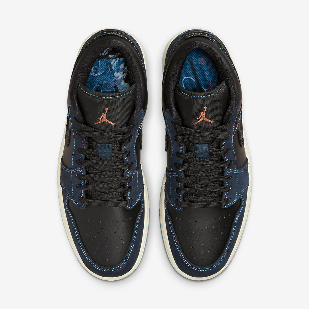 Men's Air Jordan 1 Low ' Obsidian Blue' Shoes