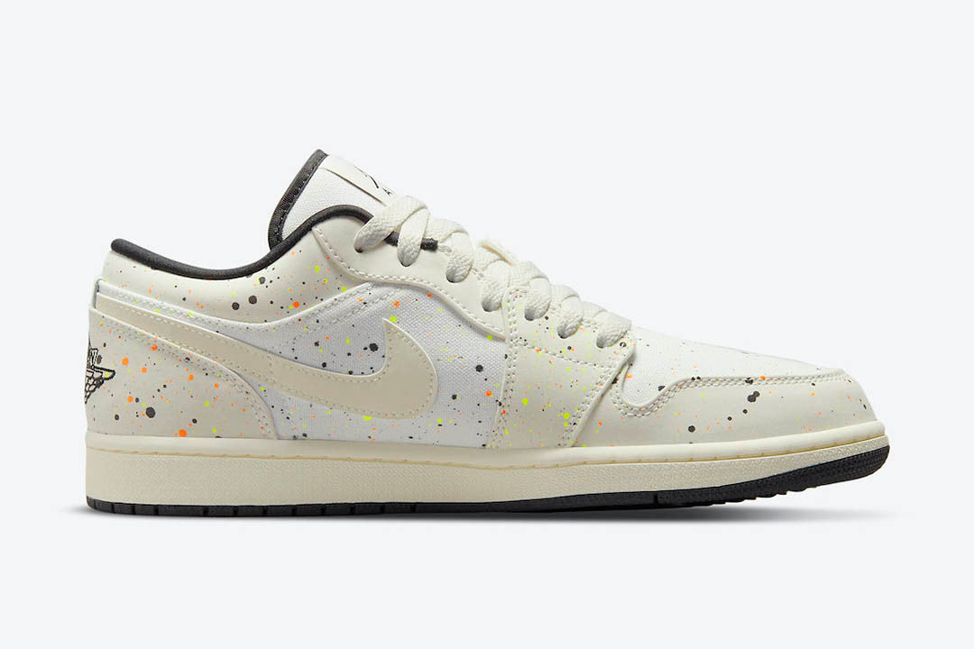 Men's Air Jordan 1 Low 'Paint Splatter' Shoes