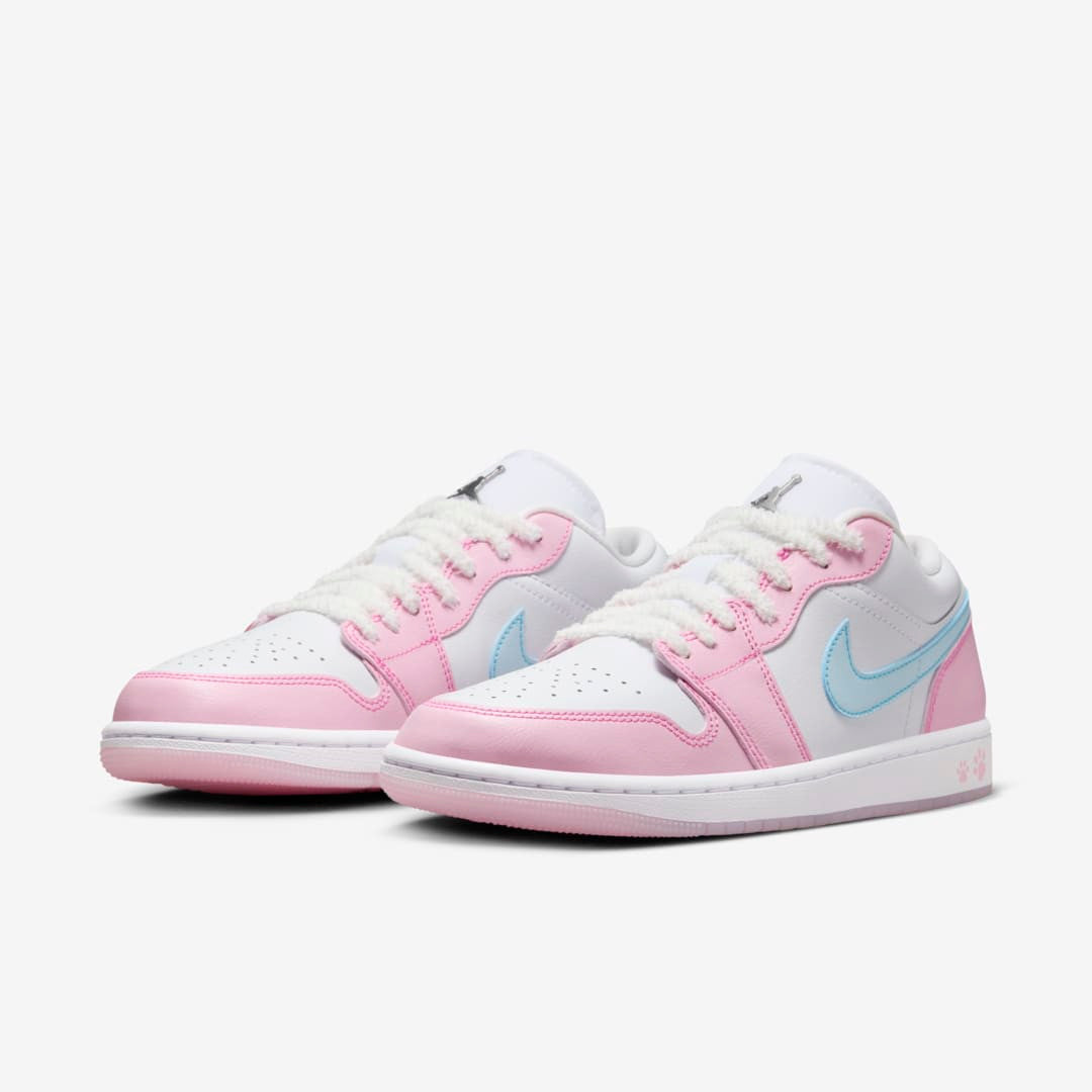 Men's Air Jordan 1 Low 'Paw Print' Shoes