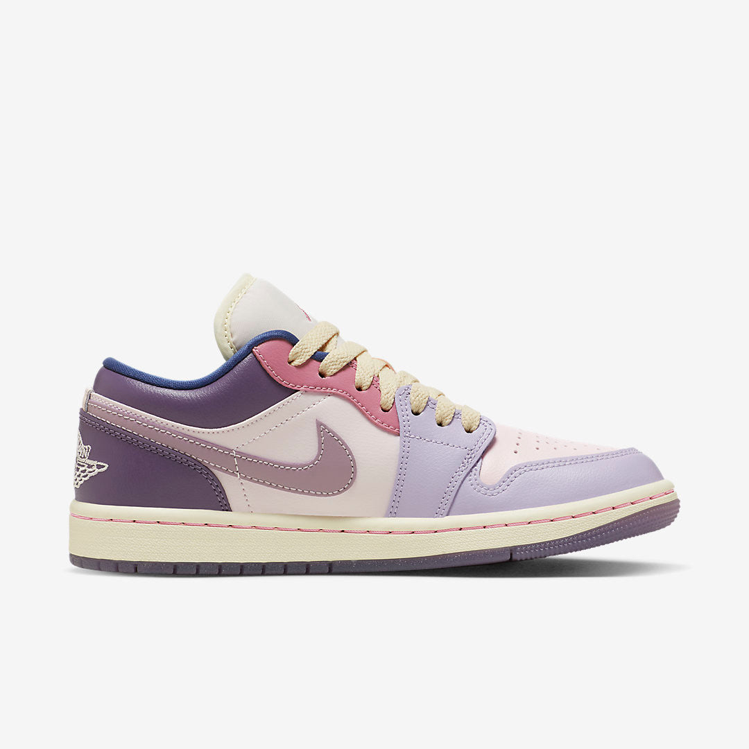 Men's Air Jordan 1 Low 'Pink Purple' Shoes