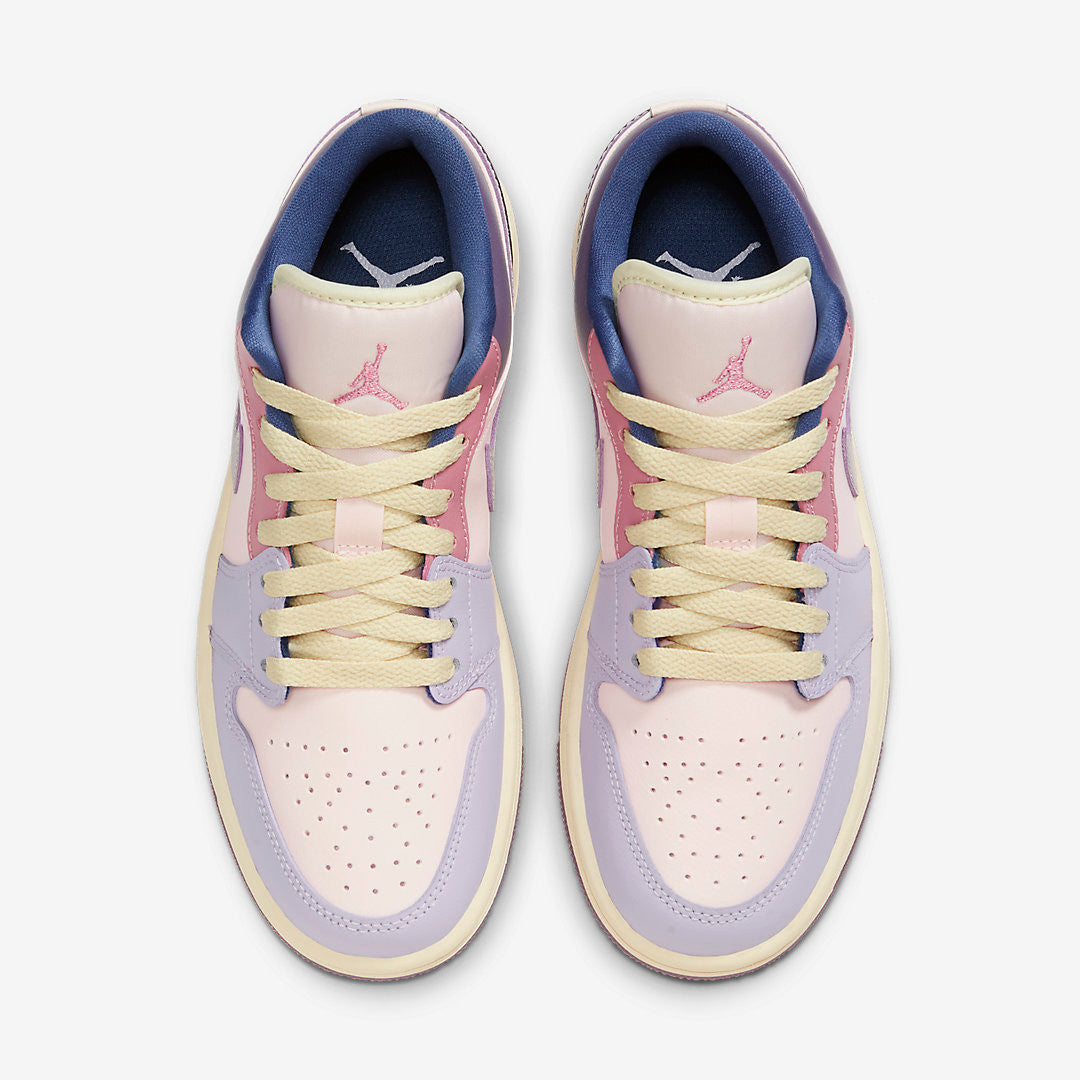 Men's Air Jordan 1 Low 'Pink Purple' Shoes