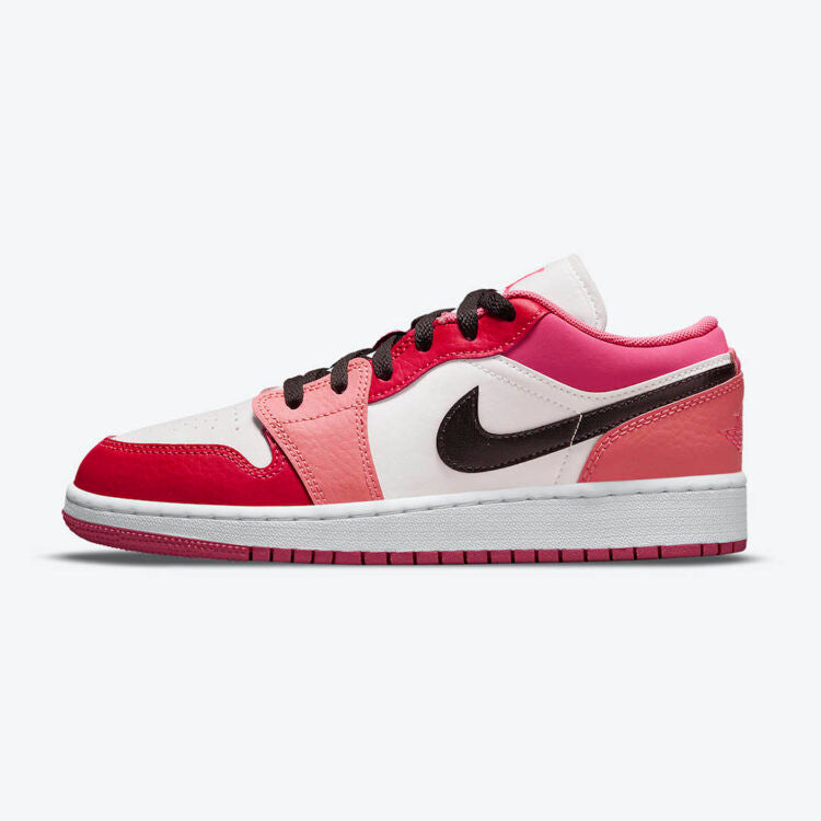Men's Air Jordan 1 Low 'Pink Red' Shoes