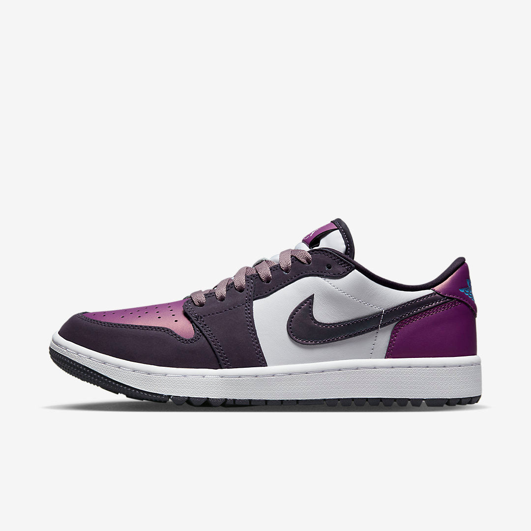 Men's Air Jordan 1 Low 'Purple Smoke' Shoes
