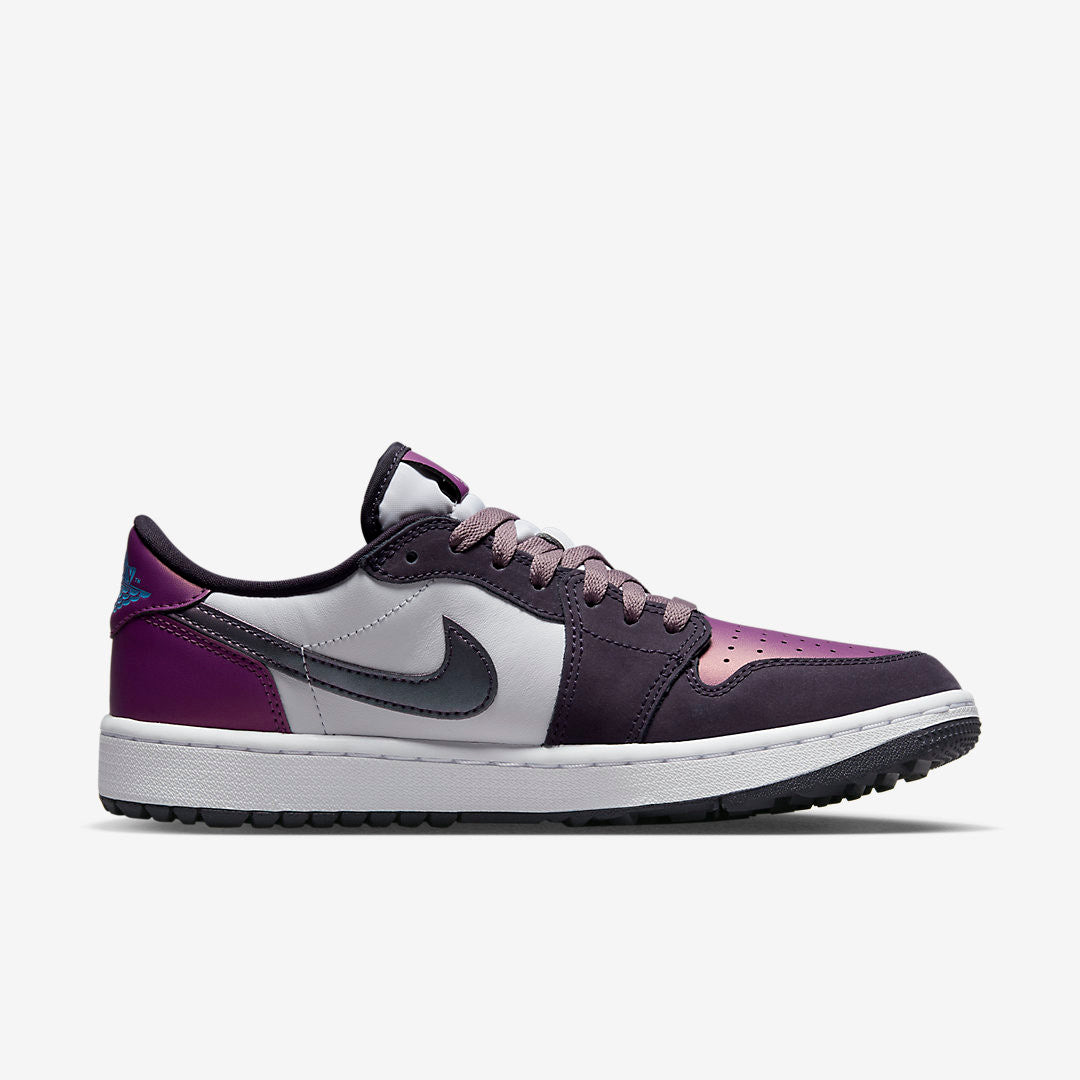 Men's Air Jordan 1 Low 'Purple Smoke' Shoes