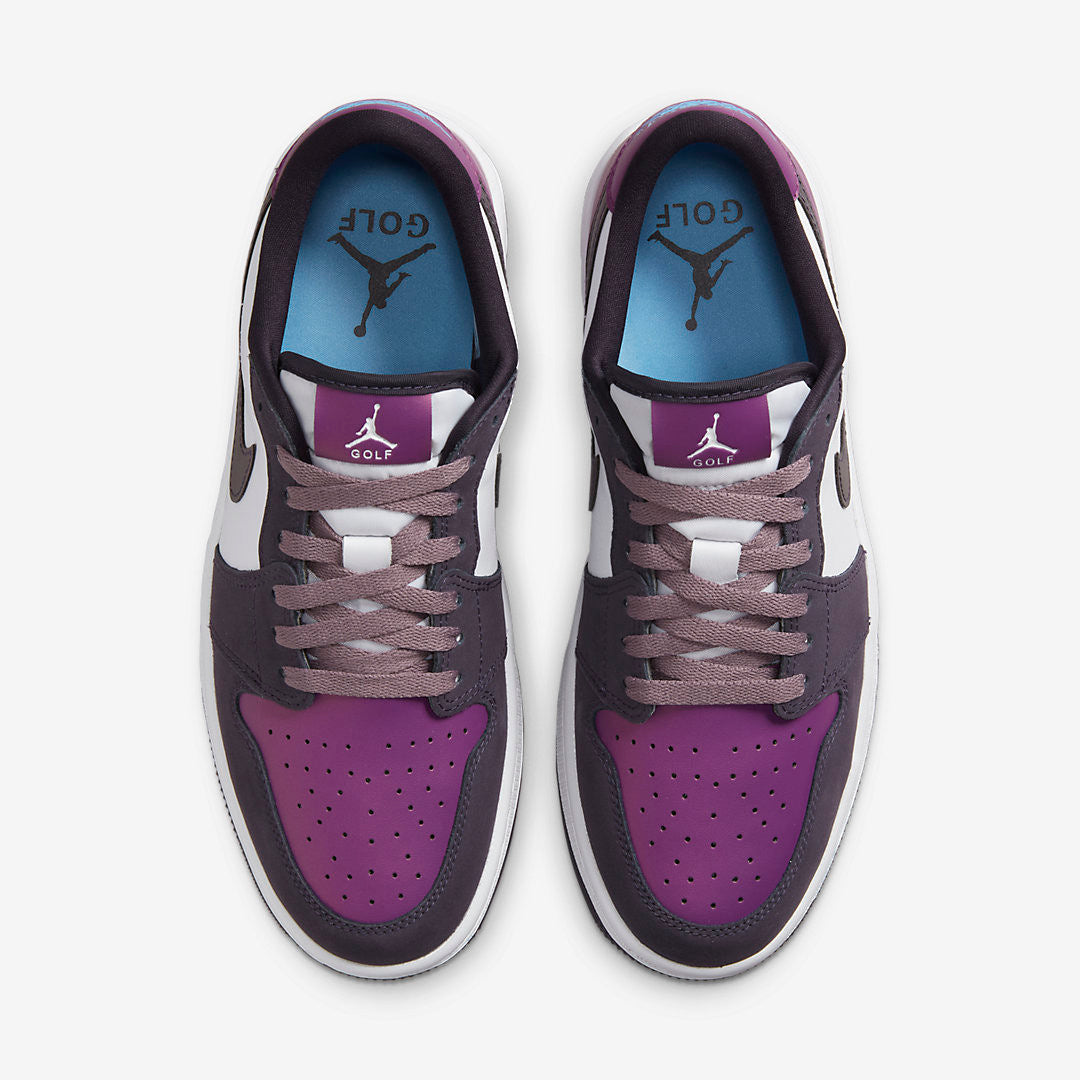Men's Air Jordan 1 Low 'Purple Smoke' Shoes
