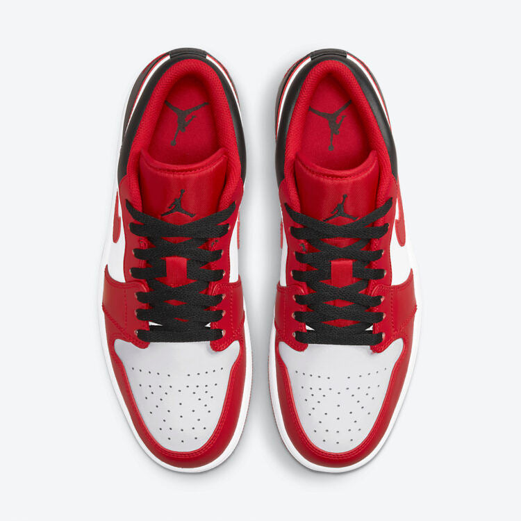 Men's Air Jordan 1 Low 'Reverse Black Toe' Shoes