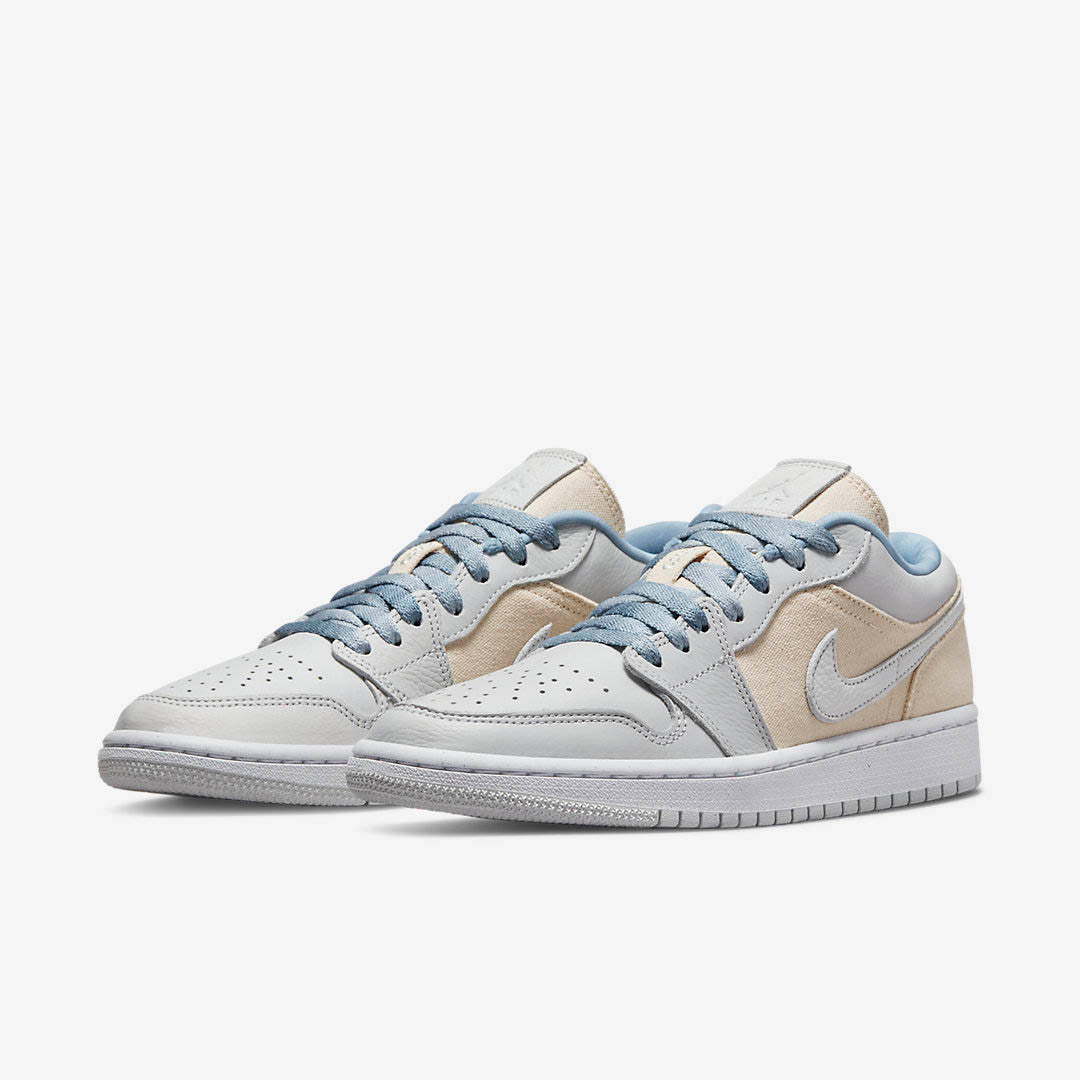 Men's Air Jordan 1 Low 'Sail Canvas' Shoes
