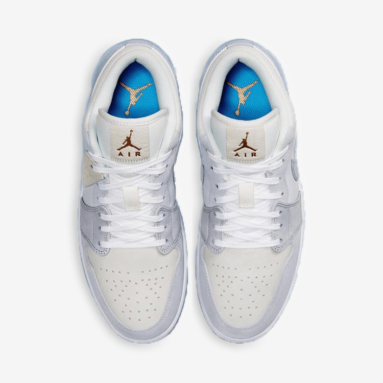 Men's Air Jordan 1 Low 'Sky Grey' Shoes