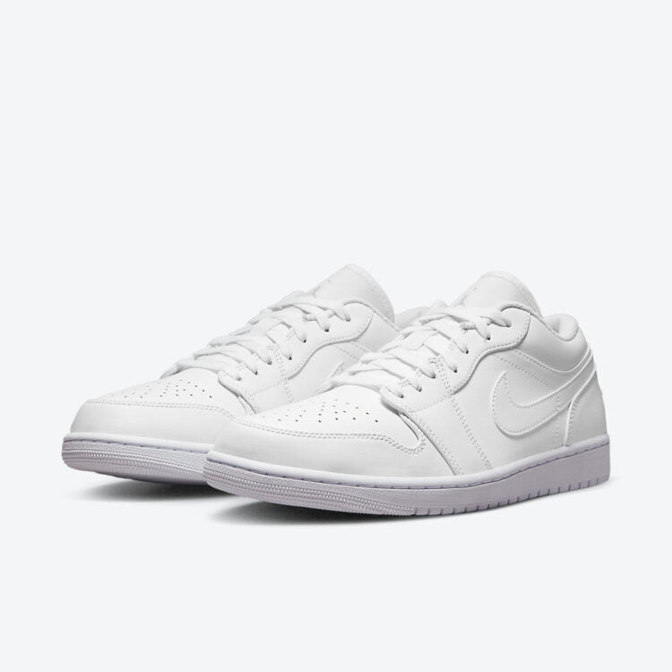 Men's Air Jordan 1 Low 'Triple White' Shoes