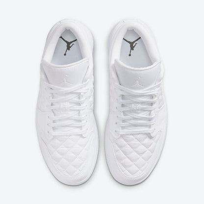 Men's Air Jordan 1 Low 'Triple White' Shoes
