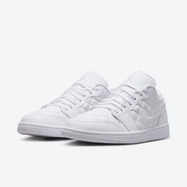 Men's Air Jordan 1 Low 'Triple White' Shoes