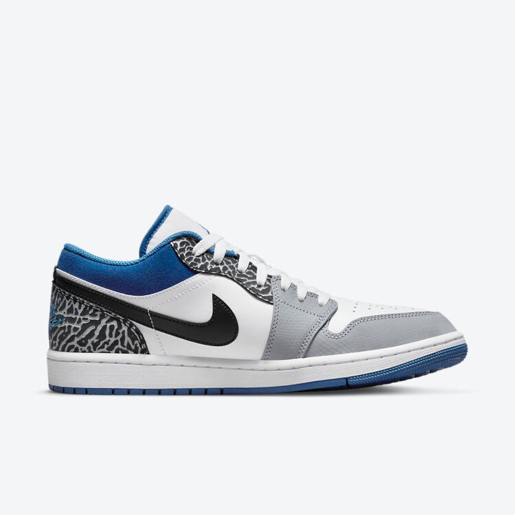 Men's Air Jordan 1 Low 'True Blue' Shoes