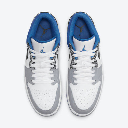 Men's Air Jordan 1 Low 'True Blue' Shoes