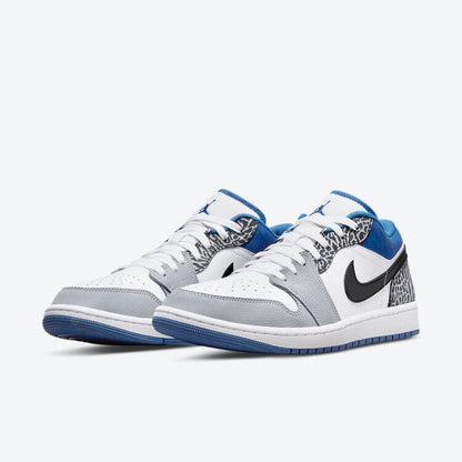 Men's Air Jordan 1 Low 'True Blue' Shoes