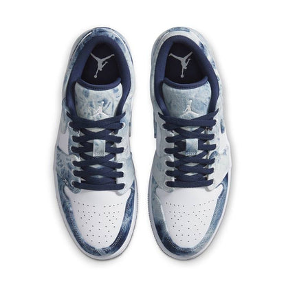 Men's Air Jordan 1 Low 'Washed Denim' Shoes