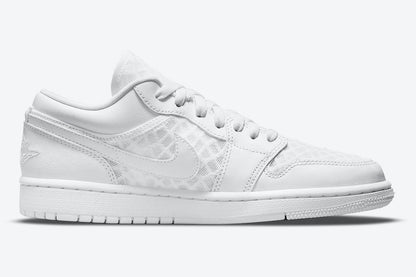 Men's Air Jordan 1 Low 'White' Shoes