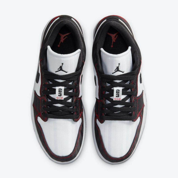 Men's Air Jordan 1 Low 'White Black' Shoes